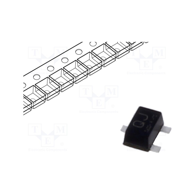 10 pcs x ROHM SEMICONDUCTOR - RU1J002YNTCL - Transistor: N-MOSFET, unipolar, 50V, 200mA, Idm: 0.8A, 150mW