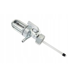 The fuel tap for the moped closes