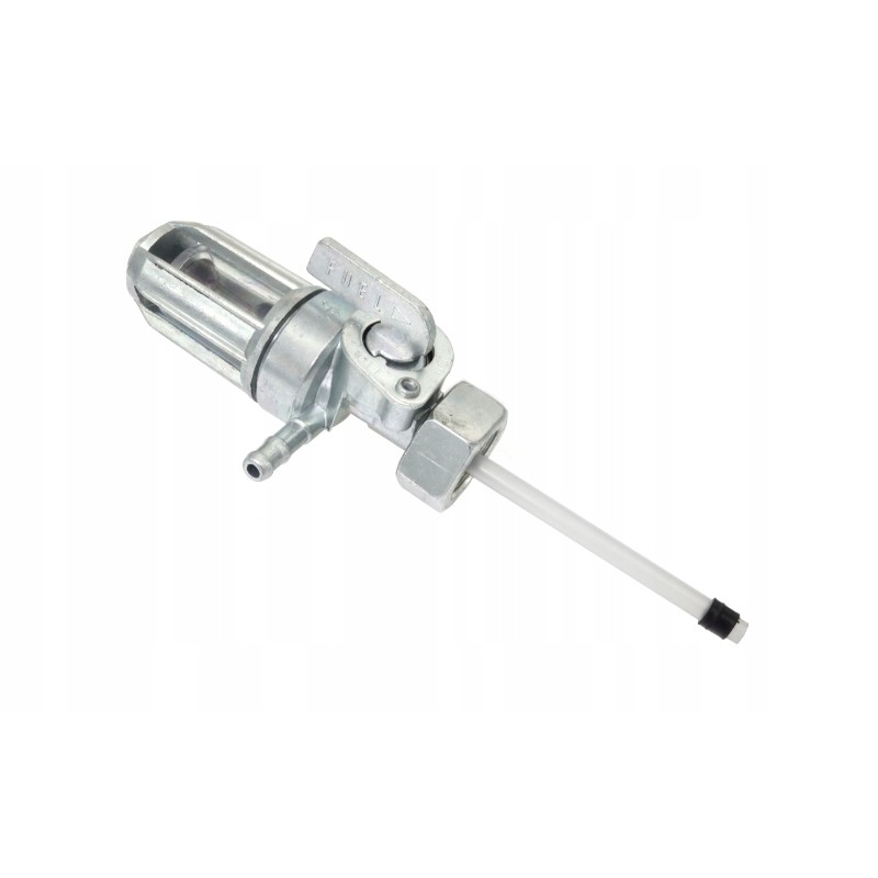 The fuel tap for the moped closes