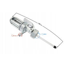 The fuel tap for the moped closes