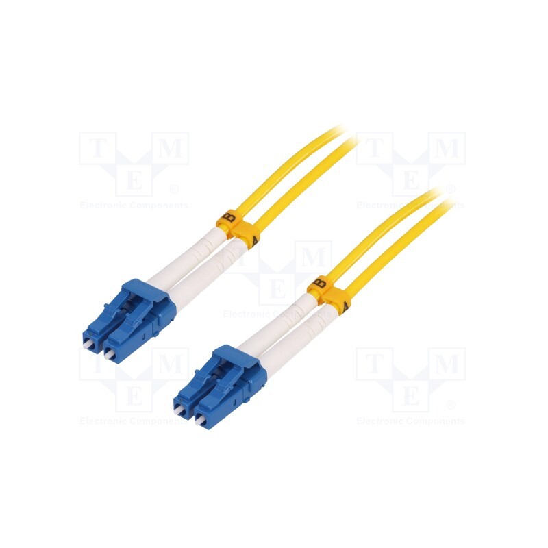 1 pcs x LOGILINK - FP0LC02 - Fiber patch cord, OS2, LC/UPC,both sides, 2m, LSZH, yellow