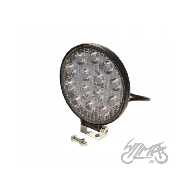 LED additional lamp 42w, round ATV searchlight