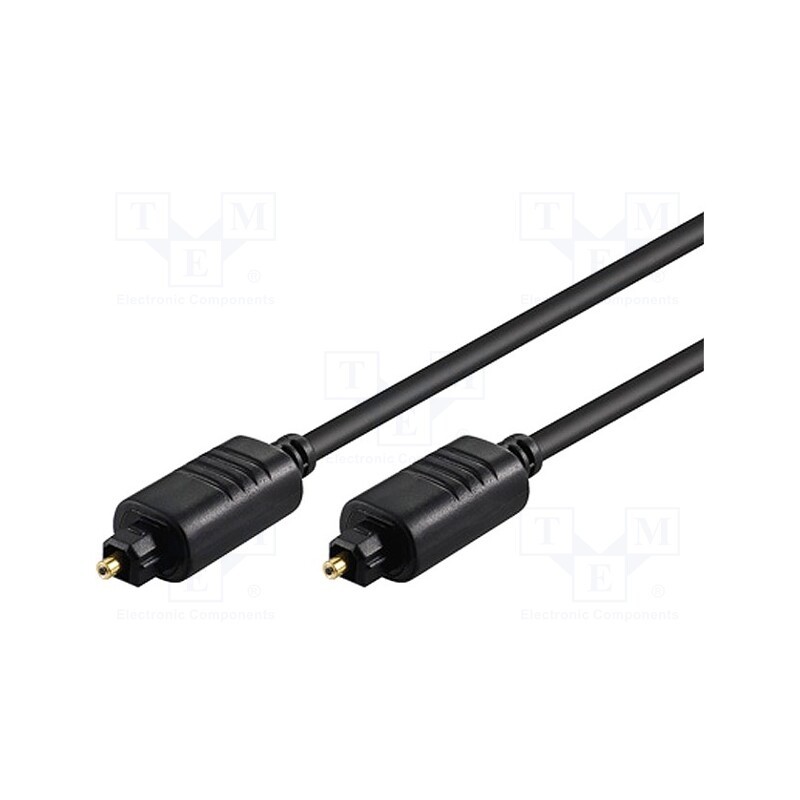 1 pcs x Goobay - 51222 - Cable, Toslink plug,both sides, 3m, Øcable: 5mm