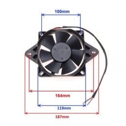 Engine radiator fan cross quad atv 200 cm
