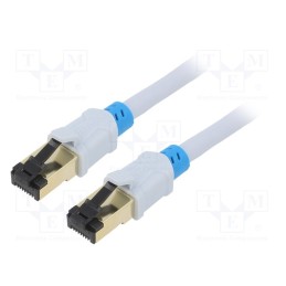 1 pcs x VENTION - VAP-A06-S200 - Patch cord, S/FTP, 6, OFC, PVC, grey, 2m, RJ45 plug,both sides