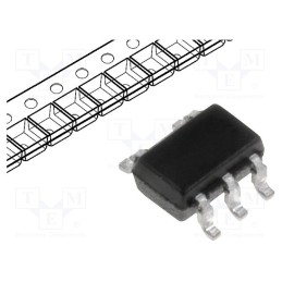 1 pcs x MICROCHIP TECHNOLOGY - MCP9701T-E/LT - IC: temperature converter, LAT, -40÷125°C, 3.1÷5.5V, SC70-5, SMD