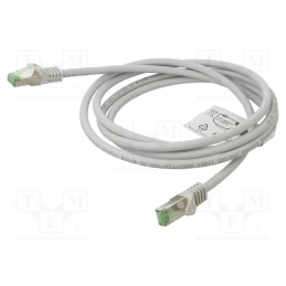 1 pcs x Goobay - 61115 - Patch cord, S/FTP, Cat 8.1, stranded, Cu, LSZH, grey, 1m, 26AWG