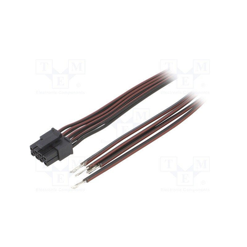 1 pcs x ESPE - KABX-8PFS-L400 - Cable, Micro-Fit 3.0, cables,female, PIN: 8, 0.4m, 4A, TLYp, 0.35mm2