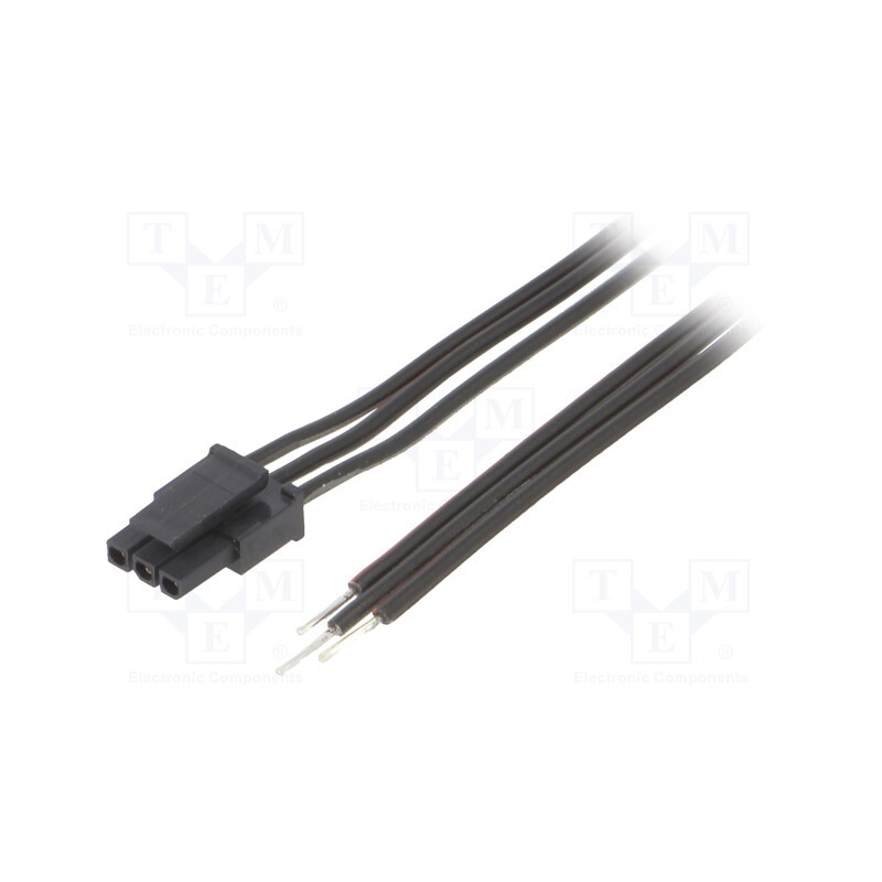 1 pcs x ESPE - KABX-3PFS-L200 - Cable, Micro-Fit 3.0, cables,female, PIN: 3, 0.2m, 4A, TLYp, 0.35mm2