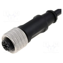1 pcs x LUMBERG AUTOMATION - RKT 4-07/5 M - Connection lead, M12, PIN: 4, straight, 5m, plug, 250VAC, 4A, IP67