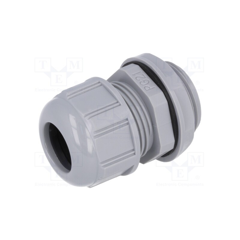 1 pcs x MOLEX - 93600-0418 7000.7834.5 - Cable gland, PG21, IP68, polyamide, dark grey, UL94V-2, GWconnect