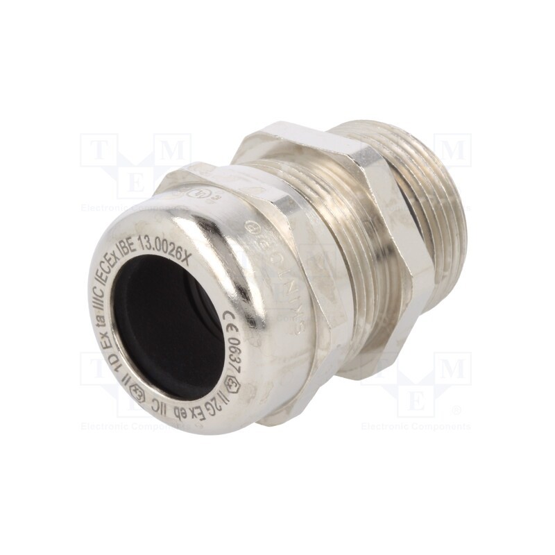 1 pcs x LAPP - 53112830 - Cable gland, with long thread, M25, 1.5, IP68, brass
