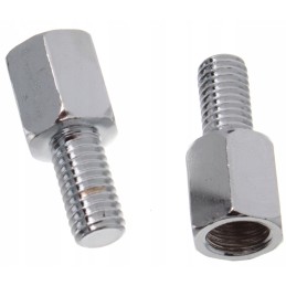 Mirror thread reduction, right left, m10, chrome