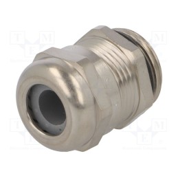 1 pcs x HUMMEL - 1.609.2000.51 - Cable gland, M20, 1.5, IP68, brass, Body plating: nickel