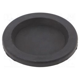 1 pcs x TRELLEBORG - MBB0653B11 - Grommet, with bulkhead, Ømount.hole: 70.2mm, Øhole: 53mm, black