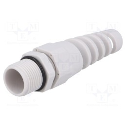 1 pcs x BM GROUP - BM4011S - Cable gland, with strain relief, PG11, IP68, polyamide, grey