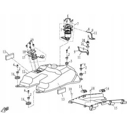 Fuel pump cf moto cf force 800 x8 7020 150900