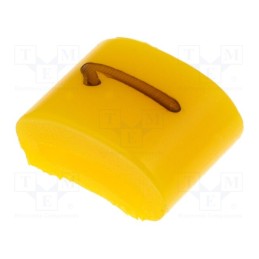 1 pcg x KURANT - MZ-0/1 - Markers, Marking: 1, 1.1÷2.5mm, H: 3mm, A: 6mm, -30÷100°C, leaded