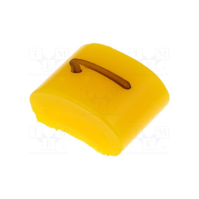 1 pcg x KURANT - MZ-0/1 - Markers, Marking: 1, 1.1÷2.5mm, H: 3mm, A: 6mm, -30÷100°C, leaded