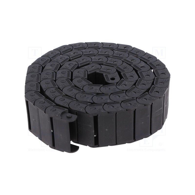 1 pcs x BREVETTI - SR20035018 - Cable chain, LIGHT, Bend.rad: 18mm, L: 1003mm, non-openable frames