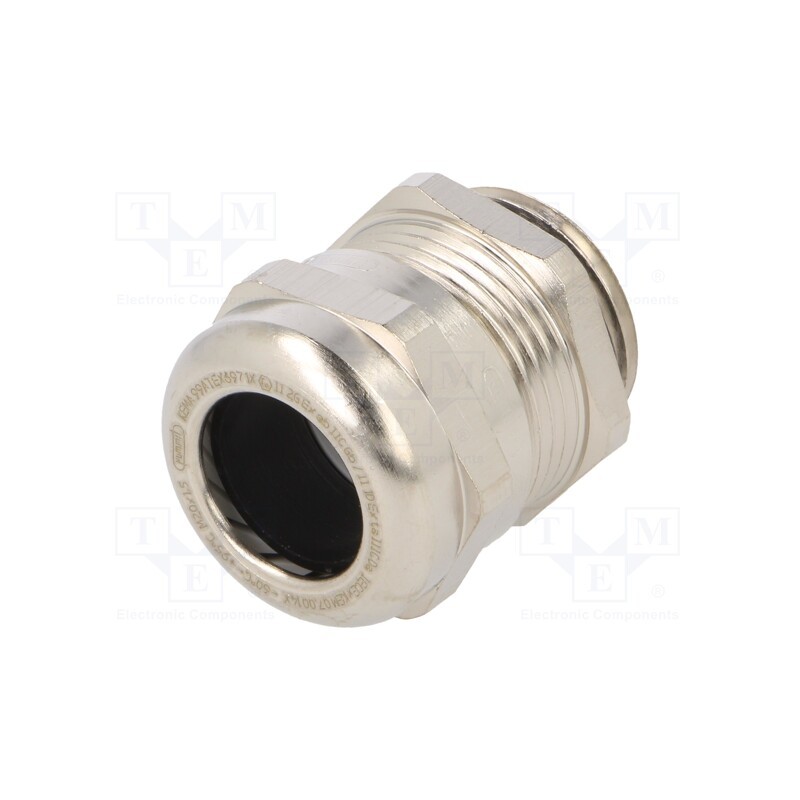 1 pcs x HUMMEL - 1.640.2016.50 - Cable gland, M20, 1.5, IP68, brass, HSK-M-Ex