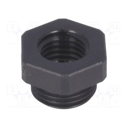 1 pcs x HUMMEL - 1.273.1612.50 - Reduction of threads for glands, Int.thread: M12, polyamide