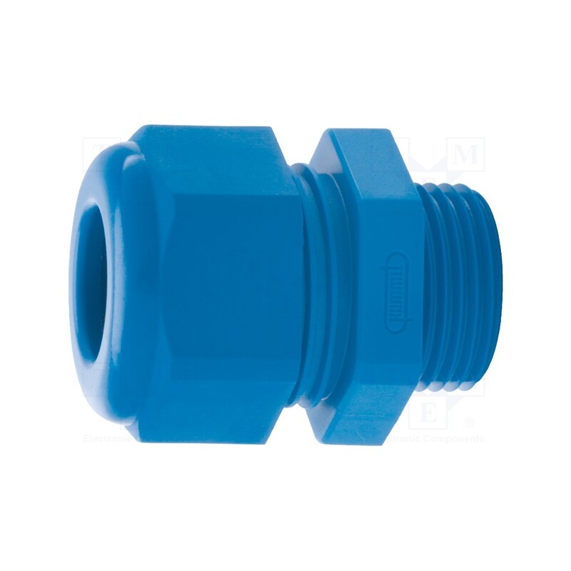 1 pcs x HUMMEL - 1.219.3202.50 - Cable gland, M32, 1.5, IP68, polyamide, blue, UL94V-0, HSK-K