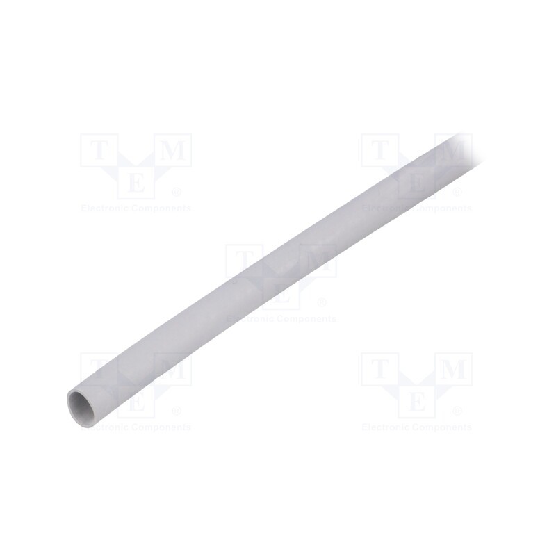 1 pcs x FIX&FASTEN - SRT6 - Insulating tube, silicone, light grey, -30÷200°C, Øint: 6mm, L: 1m