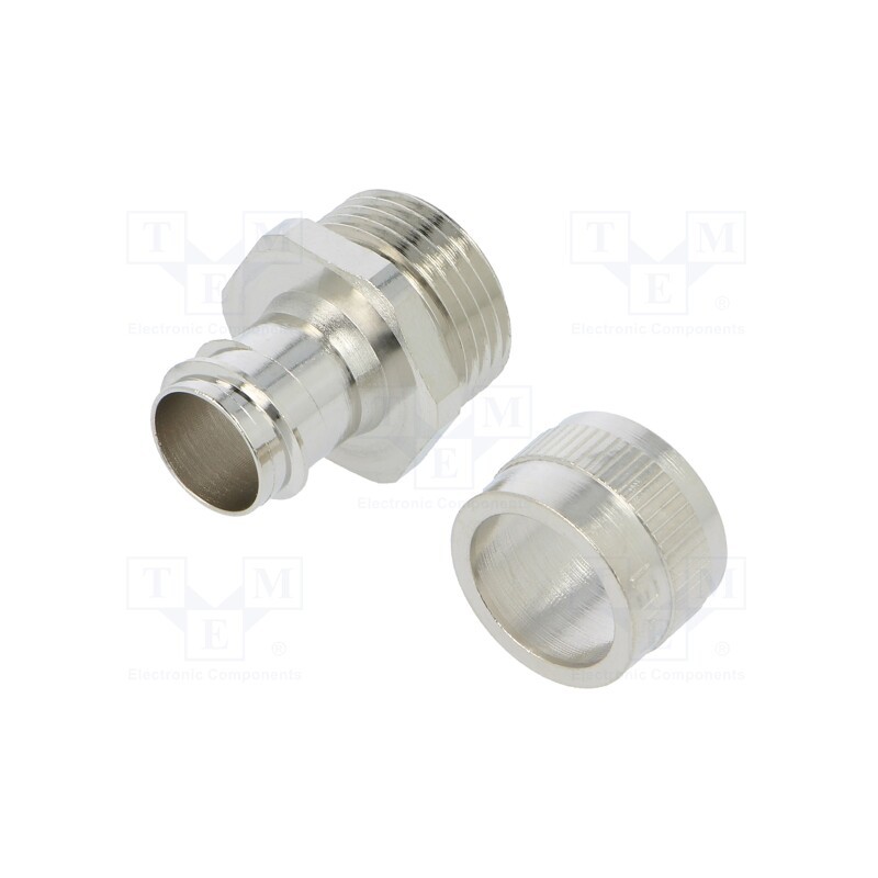 1 pcs x ANAMET EUROPE - 256.017.0 - Straight terminal connector, Thread: metric,inside, brass, IP40