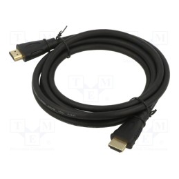 1 pcs x ART - KABHD OEM-46 - Cable, HDMI 1.4, HDMI plug,both sides, 5m, black, 28AWG, Core: Cu
