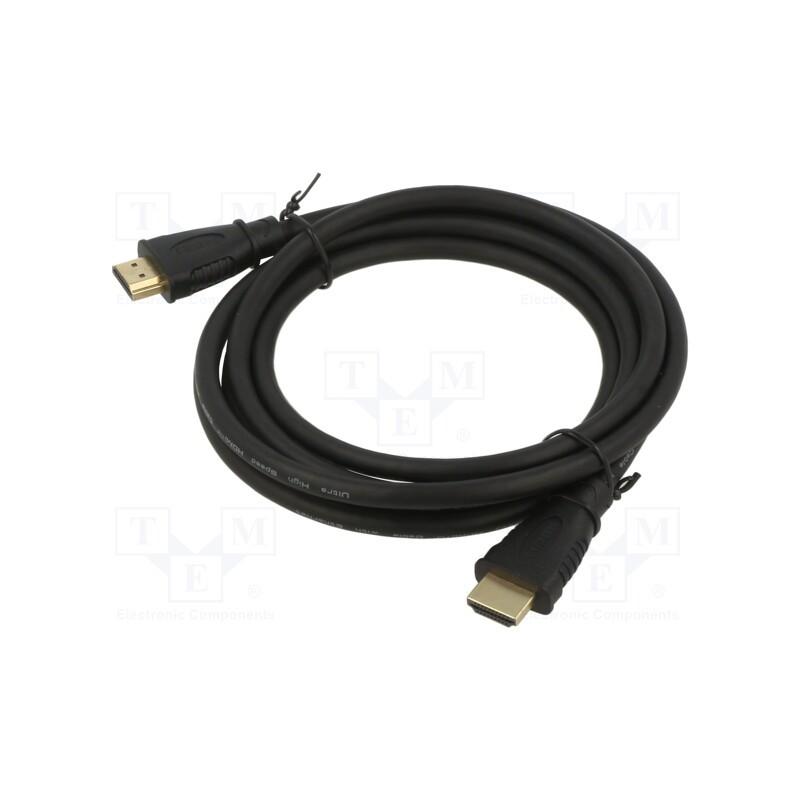 1 pcs x ART - KABHD OEM-46 - Cable, HDMI 1.4, HDMI plug,both sides, 5m, black, 28AWG, Core: Cu