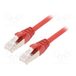 1 pcs x LAPP - 24441395 - Patch cord, ETHERLINE® Cat.6a,S/FTP, 6a, stranded, Cu, LSZH, red