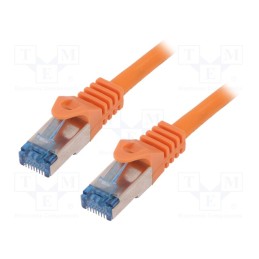 1 pcs x LOGILINK - CQ3048S - Patch cord, S/FTP, 6a, stranded, Cu, LSZH, orange, 1.5m, 27AWG
