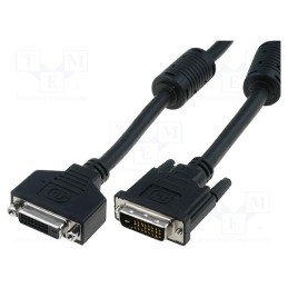1 pcs x DIGITUS - AK-320200-030-S - Cable, dual link, DVI-D (24+1) socket,DVI-D (24+1) plug, PE, 3m