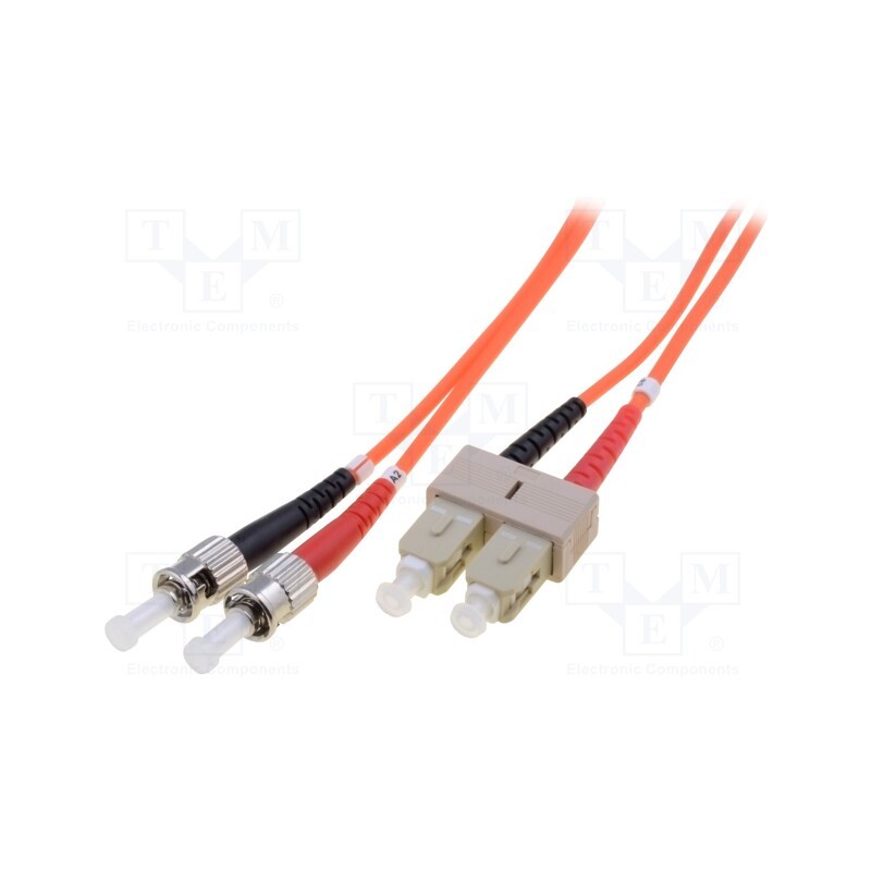 1 pcs x DIGITUS - DK-2512-02 - Fiber patch cord, OM2, SC/UPC,ST/UPC, 2m, Optical fiber: 50/125um