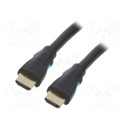 1 pcs x VENTION - AAHBJ - Cable, HDMI 1.4, HDMI plug,both sides, PVC, 5m, black, 28AWG