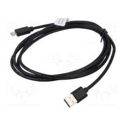 1 pcs x DIGITUS - AK-300154-018-S - Cable, Power Delivery (PD),USB 2.0, USB A plug,USB C plug, 1.8m