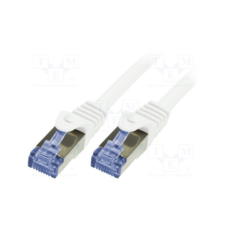 1 pcs x LOGILINK - CQ3061S - Patch cord, S/FTP, 6a, stranded, Cu, LSZH, white, 3m, 26AWG