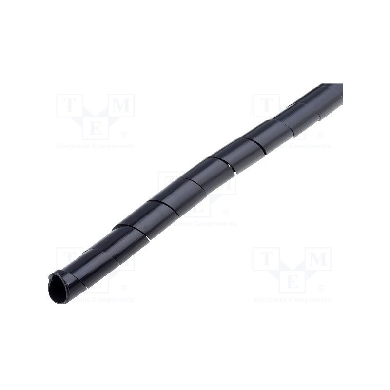 1 rol x KURANT - SW-20/BK - Spiral wrapping, ØBundle : 20÷60mm, polyetylene, black, L: 10m