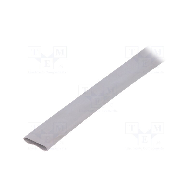 1 pcs x FIX&FASTEN - SRT14 - Insulating tube, silicone, light grey, -30÷200°C, Øint: 14mm, L: 1m