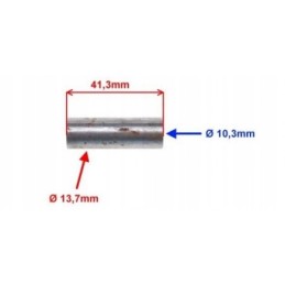 Metal bushing for the front swing arm of Shinrayray ATV 250