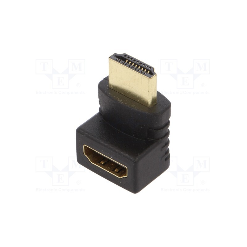 1 pcs x GEMBIRD - A-HDMI270-FML - Adapter, HDMI socket 270°,HDMI plug, black