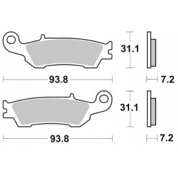 brake pads yamaha yz 125 250 450 yz f wr f