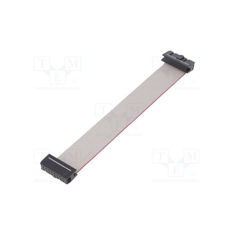 1 pcs x AMPHENOL - FC16300-0 - Ribbon cable with IDC connectors, Cable ph: 1.27mm, 0.3m