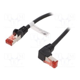 1 pcs x Goobay - 51545 - Patch cord, S/FTP, 6, stranded, Cu, LSZH, black, 3m, 28AWG, -20÷65°C