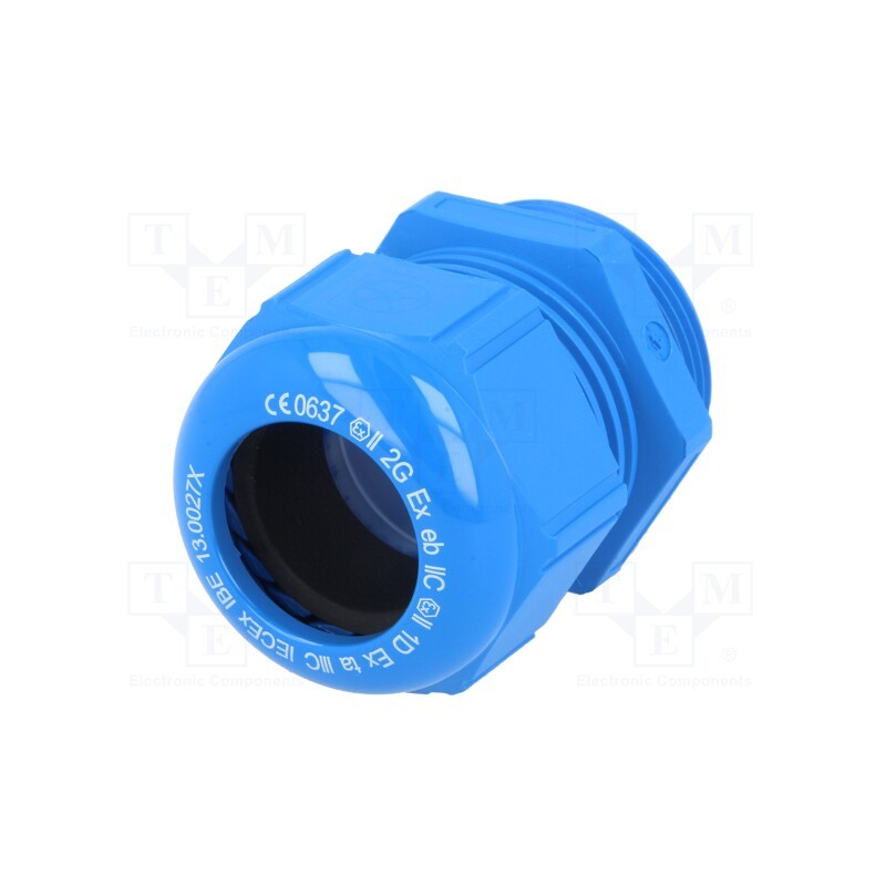 1 pcs x LAPP - 54115440 - Cable gland, M32, 1.5, IP68, polyamide, blue