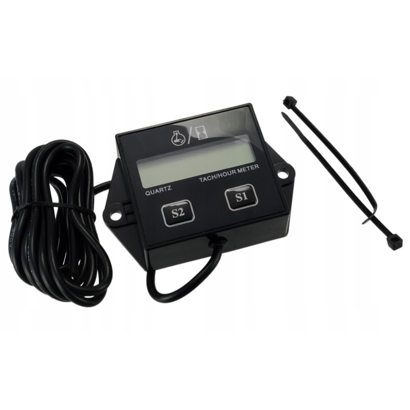 Hour meter with tachometer cross quad atv