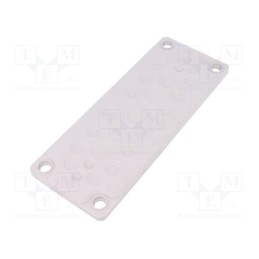 1 pcs x HT HI TECH POLYMERS - HTKC-25-TPE - Multigate grommet, elastomer thermoplastic TPE, light grey