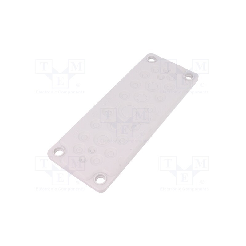 1 pcs x HT HI TECH POLYMERS - HTKC-25-TPE - Multigate grommet, elastomer thermoplastic TPE, light grey