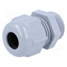 1 pcs x HELUKABEL - HT PG11 RAL7001 - Cable gland, PG11, IP68, polyamide, dark grey, HELUTOP HT-PG